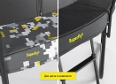Батут с защитной сетью Hasttings SuperFly X (3,05 м)