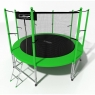 Батут с защитной сетью i-JUMP 16FT GREEN