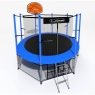 Батут с защитной сетью i-JUMP BASKET 14FT BLUE