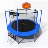 Батут с защитной сетью i-JUMP BASKET 14FT BLUE