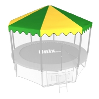 UNIXFit Крыша для батута UNIX 12 ft (зелено-желтая)