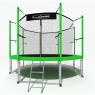 Батут с защитной сетью i-JUMP CLASSIC LIGHT 12FT GREEN