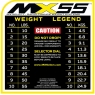 MX Select Гантели наборные MX Select MX-55, вес 4.5-24.9 кг, 2 шт без стойки