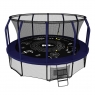 Батут с защитной сетью UNIX Line SUPREME GAME 12 ft (blue)