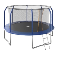 Батут с защитной сетью UNIX Line SUPREME BASIC 12 ft (blue)