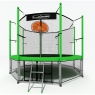 Батут с защитной сетью i-JUMP BASKET 12FT GREEN