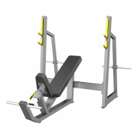 Силовой тренажер DHZ FITNESS Скамья-стойка для жима под углом вверх (Olympic Bench Incline) Арт.A-3042