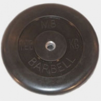 Barbell Диск обрезиненный черный 1.25 кг