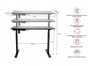 UNIXFit Wood E-Desk