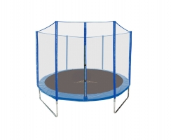 Батут с защитной сетью DFC Trampoline Fitness с сеткой 12ft 12FT-TR-B