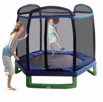 Детский батут PERFETTO SPORT 7FT (2,1 м) с защитной сеткой