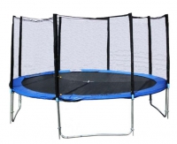 Батут DFC Trampoline Fitness с сеткой 14FT-TR-E